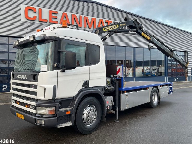 LKW Türe ait Scania P 114.340 Manual Retarder Palfinger 9,5 Tonmeter laadkraan, Gebrauchtmaschine içinde ANDELST (resim 1)