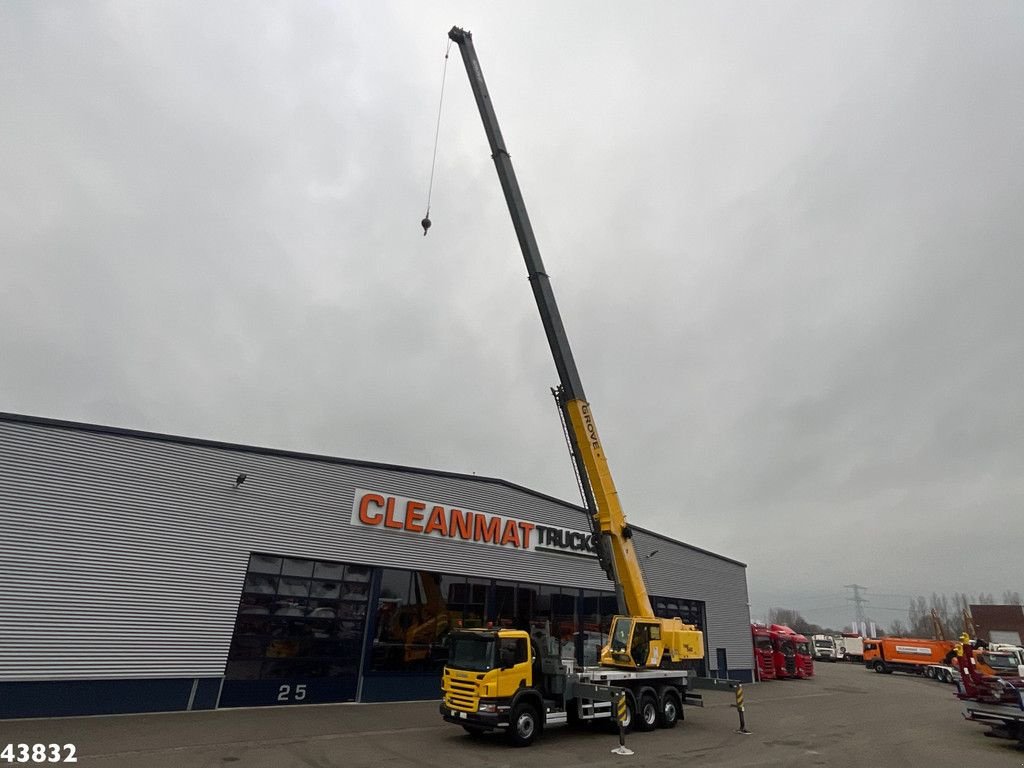 LKW Türe ait Scania P 380 8x4 Grove 40 TON + Fly-Jib Just 31.682 km!, Gebrauchtmaschine içinde ANDELST (resim 3)