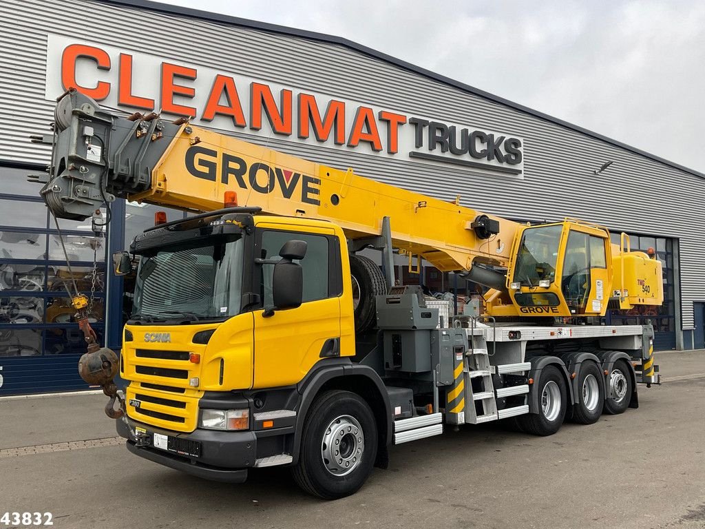 LKW Türe ait Scania P 380 8x4 Grove 40 TON + Fly-Jib Just 31.682 km!, Gebrauchtmaschine içinde ANDELST (resim 9)