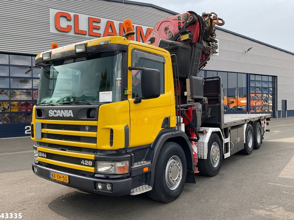 LKW tip Scania P 420 Fassi 100 Tonmeter laadkraan, Gebrauchtmaschine in ANDELST (Poză 7)