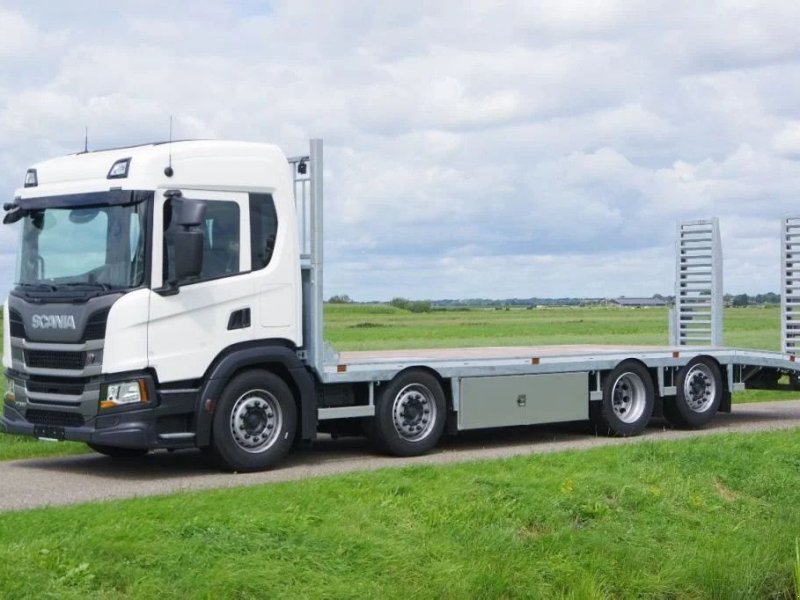 LKW Türe ait Scania P420 37-tons oprijwagen 8x2 37-85 - GERESERVEERD, Gebrauchtmaschine içinde Groenekan (resim 1)