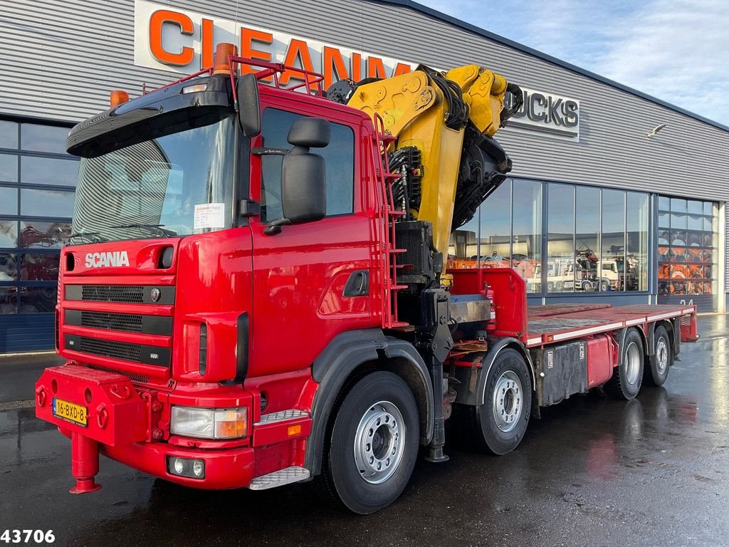 LKW tipa Scania R 124.420 HMF 80 Tonmeter laadkraan + Fly-Jib, Gebrauchtmaschine u ANDELST (Slika 2)