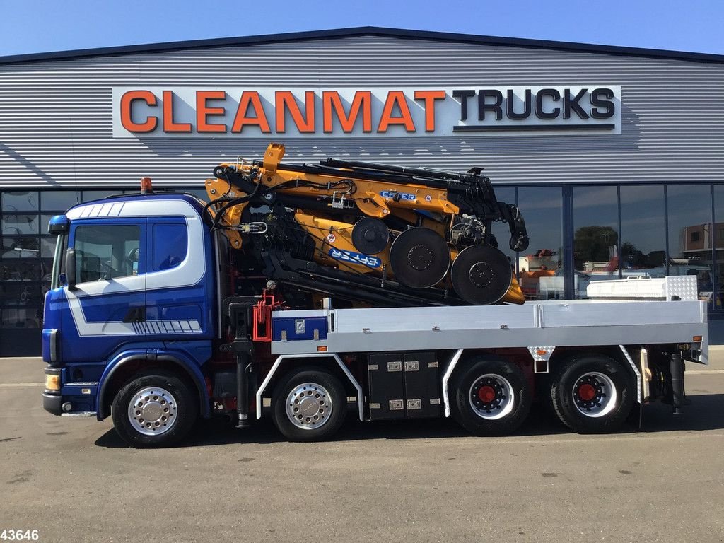 LKW del tipo Scania R 124.470 8x4 Effer 175 Tonmeter laadkraan + Fly-Jib, Gebrauchtmaschine In ANDELST (Immagine 3)