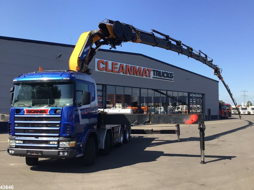 LKW del tipo Scania R 124.470 8x4 Effer 175 Tonmeter laadkraan + Fly-Jib, Gebrauchtmaschine en ANDELST (Imagen 1)