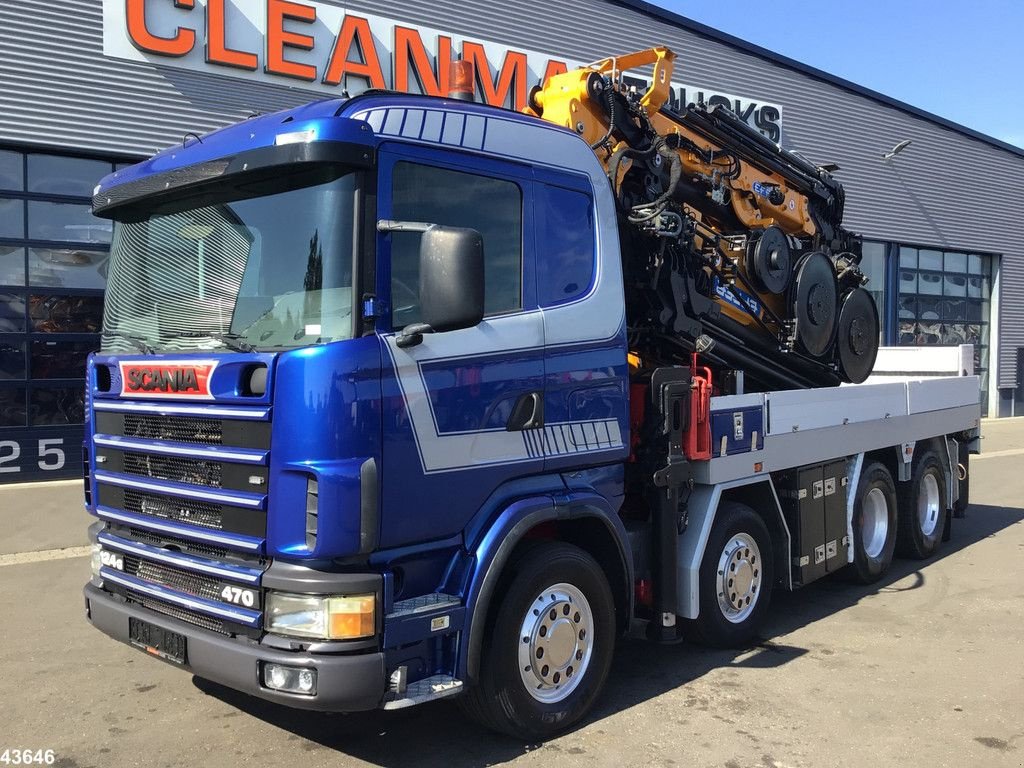 LKW van het type Scania R 124.470 8x4 Effer 175 Tonmeter laadkraan + Fly-Jib, Gebrauchtmaschine in ANDELST (Foto 2)