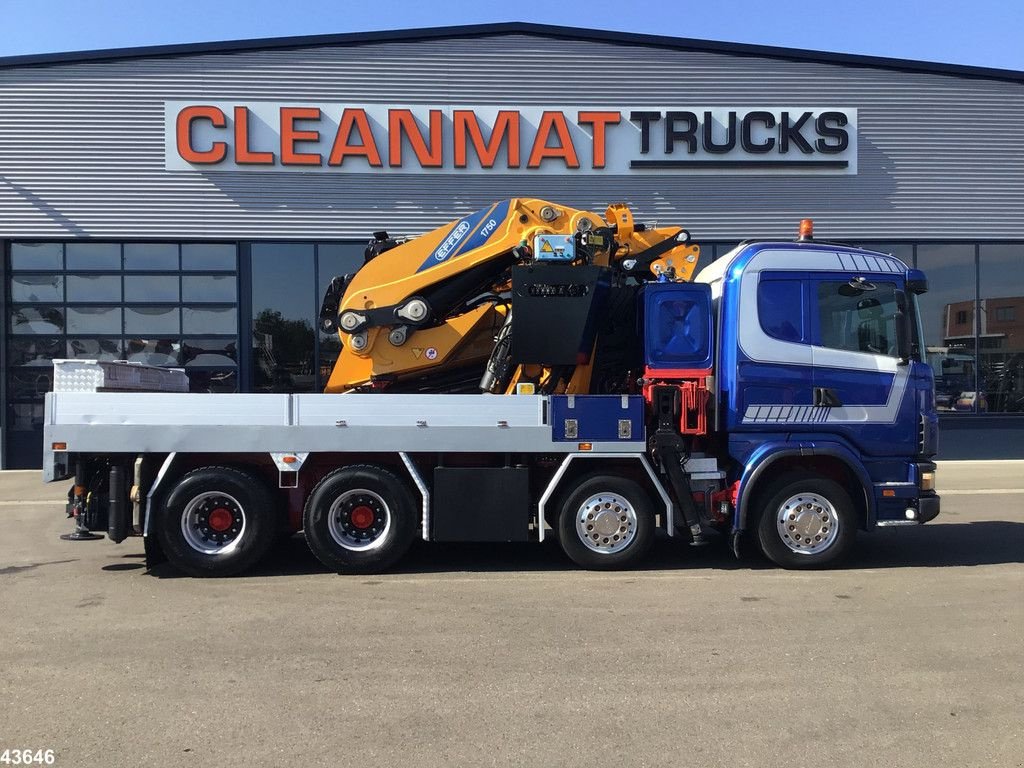 LKW van het type Scania R 124.470 8x4 Effer 175 Tonmeter laadkraan + Fly-Jib, Gebrauchtmaschine in ANDELST (Foto 4)