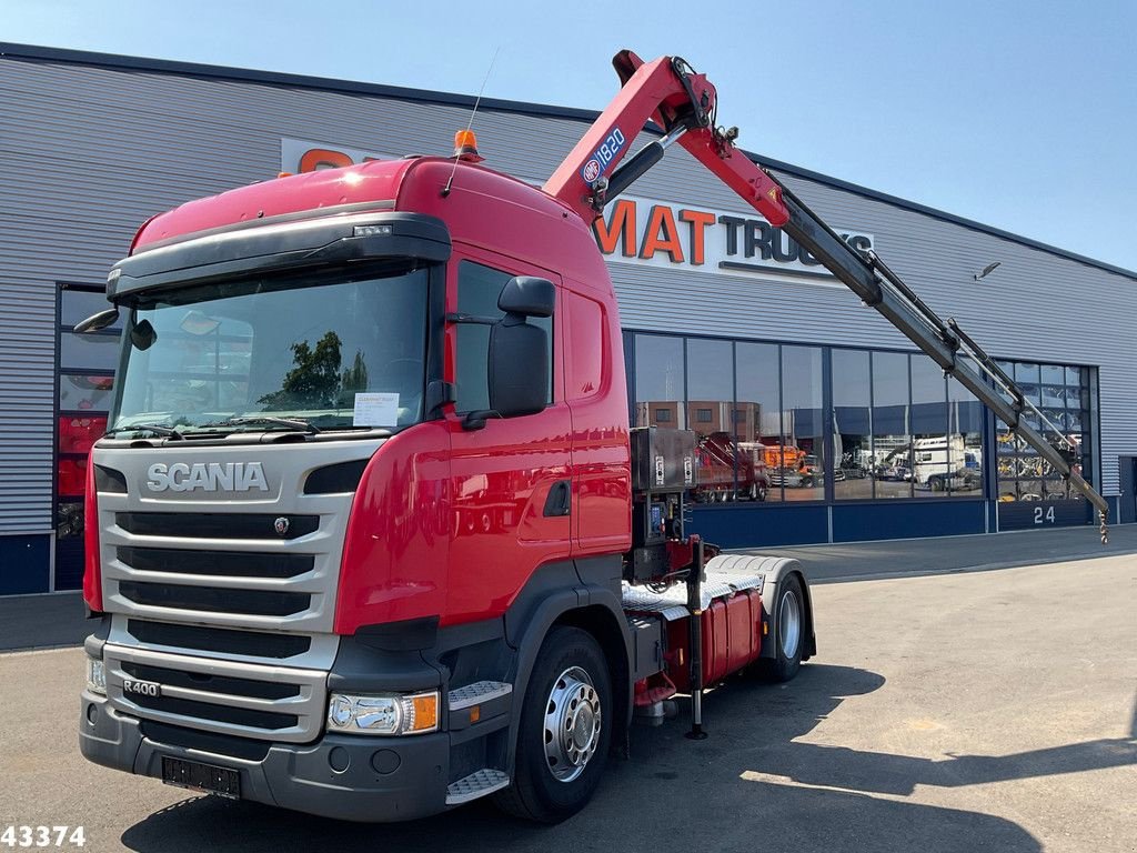 LKW of the type Scania R 400 HMF 18 Tonmeter laadkraan, Gebrauchtmaschine in ANDELST (Picture 1)