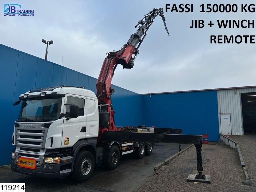 LKW des Typs Scania R 420 8X2, EURO 3, Fassi, JIP, 150.000 KG, Gebrauchtmaschine in Ede (Bild 1)