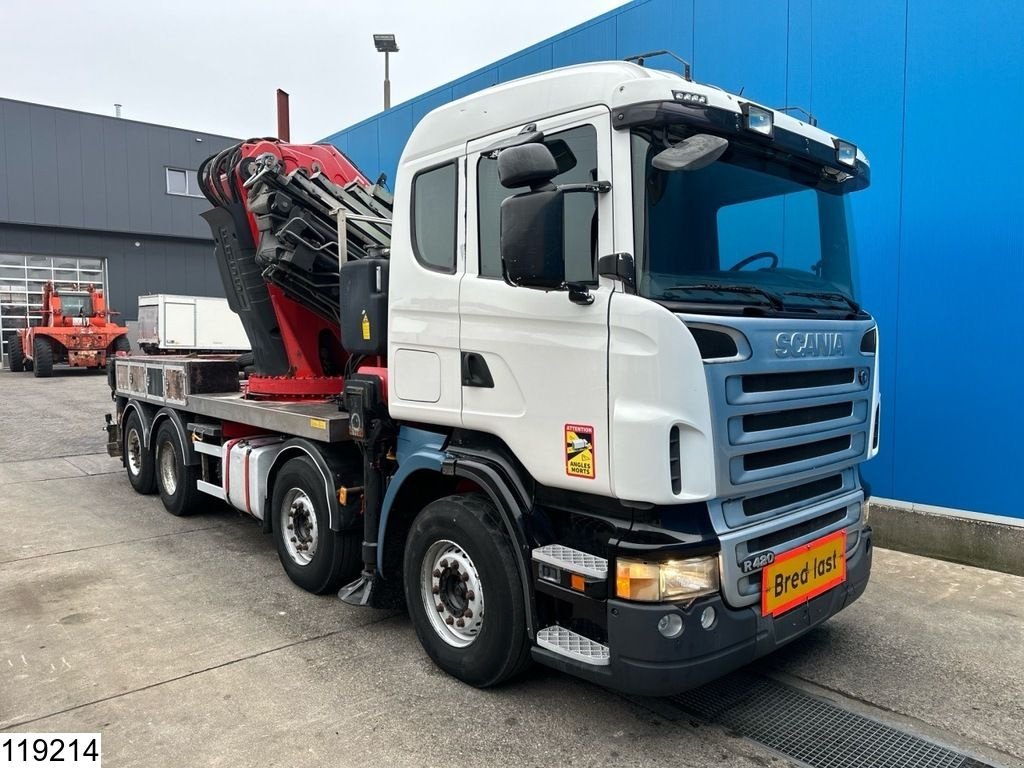 LKW des Typs Scania R 420 8X2, EURO 3, Fassi, JIP, 150.000 KG, Gebrauchtmaschine in Ede (Bild 4)