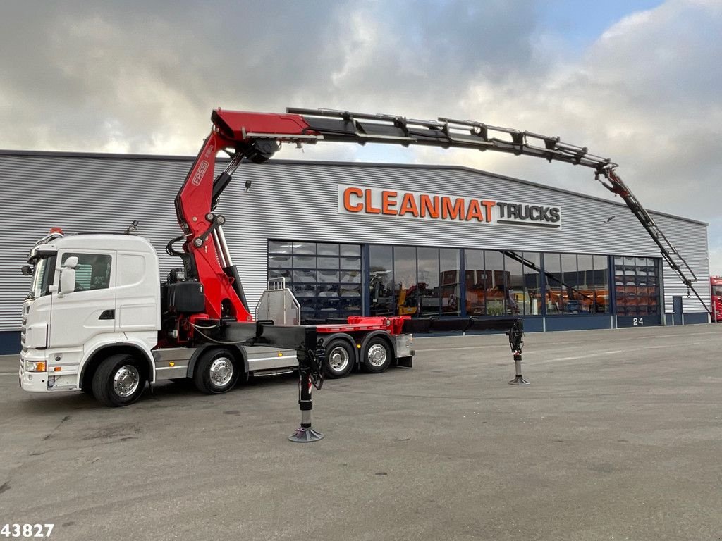 LKW typu Scania R 440 8x2 Fassi 195 Tonmeter laadkraan + Fly-Jib Just 120.905 km, Gebrauchtmaschine v ANDELST (Obrázok 1)