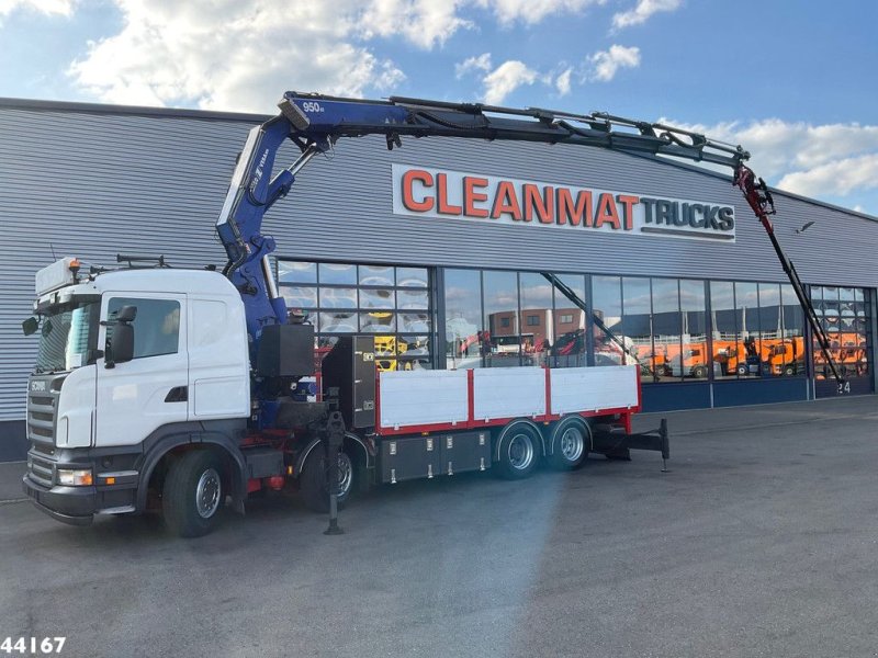 LKW tip Scania R 480 Amco Veba 95 Tometer laadkraan + Fly-Jib, Gebrauchtmaschine in ANDELST (Poză 1)