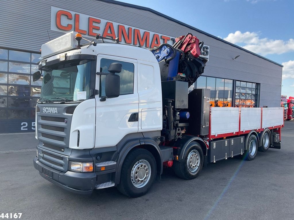 LKW от тип Scania R 480 Amco Veba 95 Tometer laadkraan + Fly-Jib, Gebrauchtmaschine в ANDELST (Снимка 5)