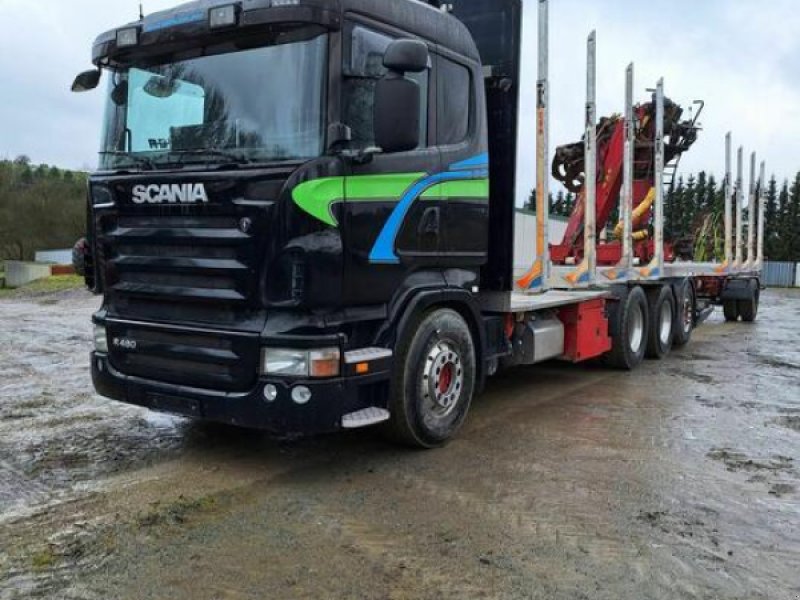 LKW des Typs Scania R 480 HOLZTRANSPORTER, Gebrauchtmaschine in Erndtebrück-Womelsdorf (Bild 1)