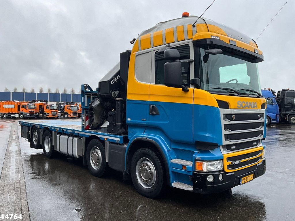 LKW of the type Scania R 490 Euro 6 HMF 85 Tonmeter laadkraan, Gebrauchtmaschine in ANDELST (Picture 3)