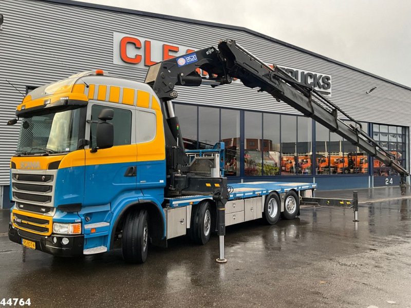 LKW van het type Scania R 490 Euro 6 HMF 85 Tonmeter laadkraan, Gebrauchtmaschine in ANDELST (Foto 1)