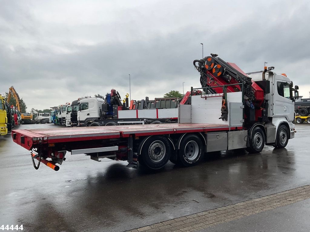 LKW van het type Scania R 500 8x2 HMF 85 Tonmeter laadkraan + Fly-Jib, Gebrauchtmaschine in ANDELST (Foto 4)