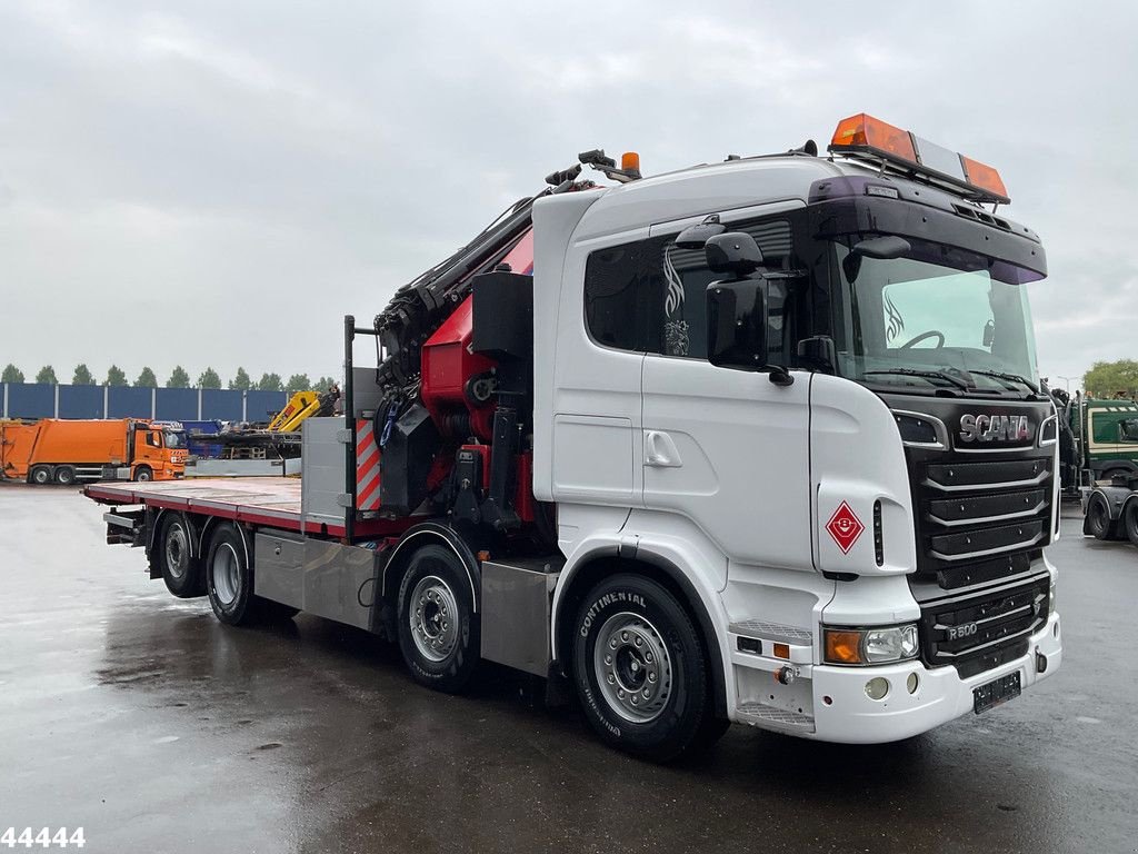 LKW van het type Scania R 500 8x2 HMF 85 Tonmeter laadkraan + Fly-Jib, Gebrauchtmaschine in ANDELST (Foto 3)