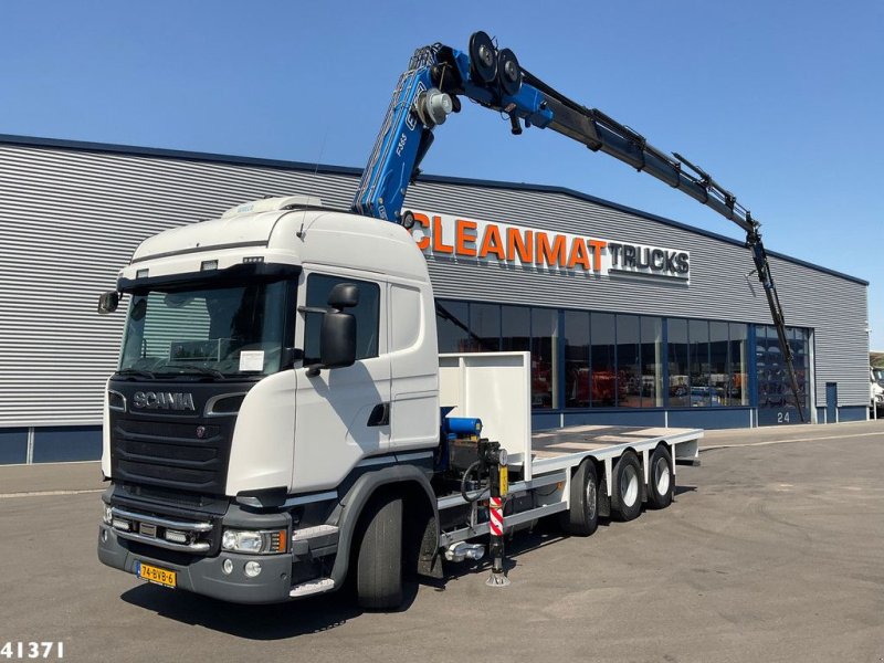 LKW типа Scania R 580 V8 8x2 Fassi 36 Tonmeter laadkraan + Fly jib, Gebrauchtmaschine в ANDELST (Фотография 1)