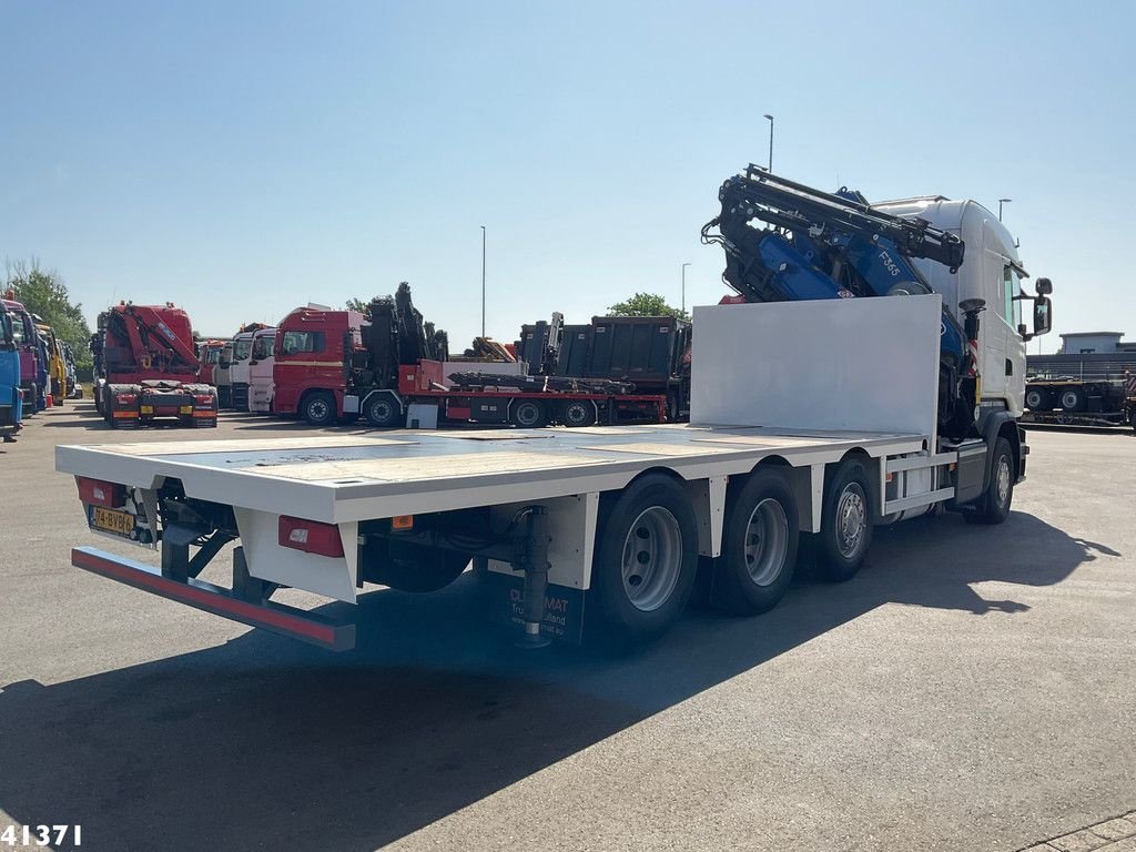 LKW Türe ait Scania R 580 V8 8x2 Fassi 36 Tonmeter laadkraan + Fly jib, Gebrauchtmaschine içinde ANDELST (resim 5)