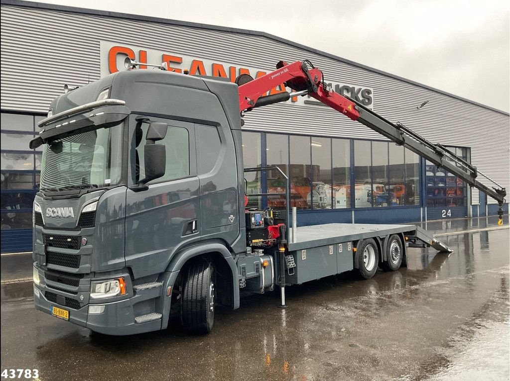 LKW tip Scania R 650 Euro 6 V8 Retarder HMF 26 Tonmeter laadkraan Autotransport, Gebrauchtmaschine in ANDELST (Poză 2)