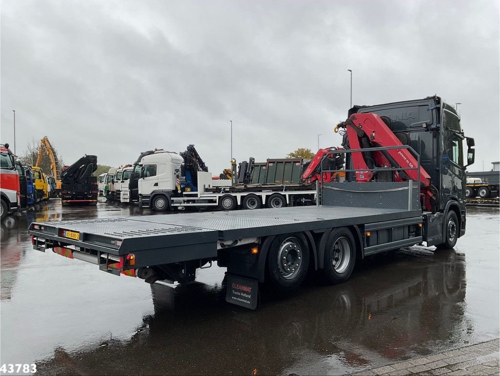 LKW of the type Scania R 650 Euro 6 V8 Retarder HMF 26 Tonmeter laadkraan Autotransport, Gebrauchtmaschine in ANDELST (Picture 8)