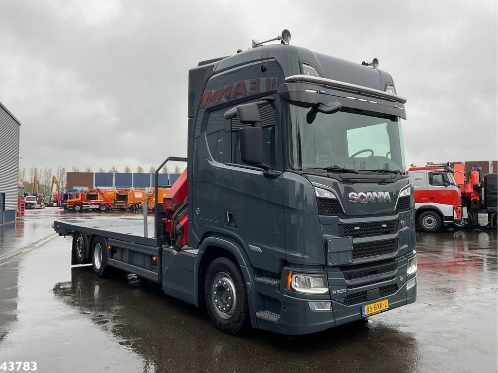 LKW van het type Scania R 650 Euro 6 V8 Retarder HMF 26 Tonmeter laadkraan Autotransport, Gebrauchtmaschine in ANDELST (Foto 5)