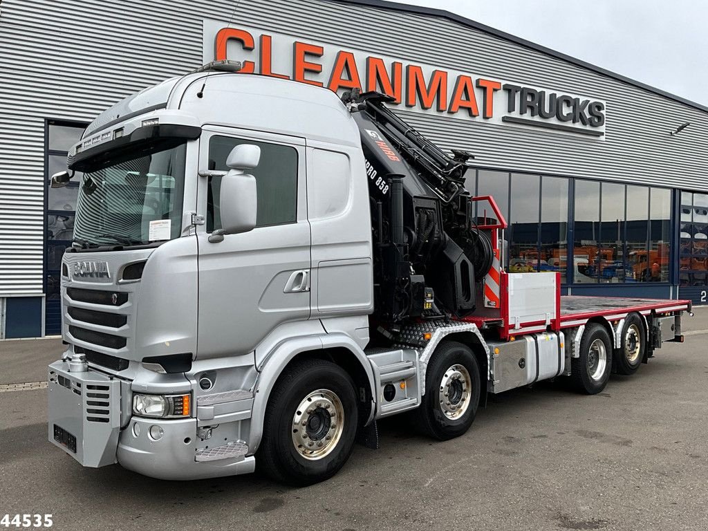 LKW typu Scania R 730 8x2 V8 Retarder Euro 6 Hiab 85 Tonmeter laadkraan + Fly-ji, Gebrauchtmaschine w ANDELST (Zdjęcie 2)