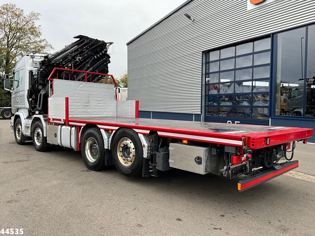 LKW a típus Scania R 730 8x2 V8 Retarder Euro 6 Hiab 85 Tonmeter laadkraan + Fly-ji, Gebrauchtmaschine ekkor: ANDELST (Kép 5)