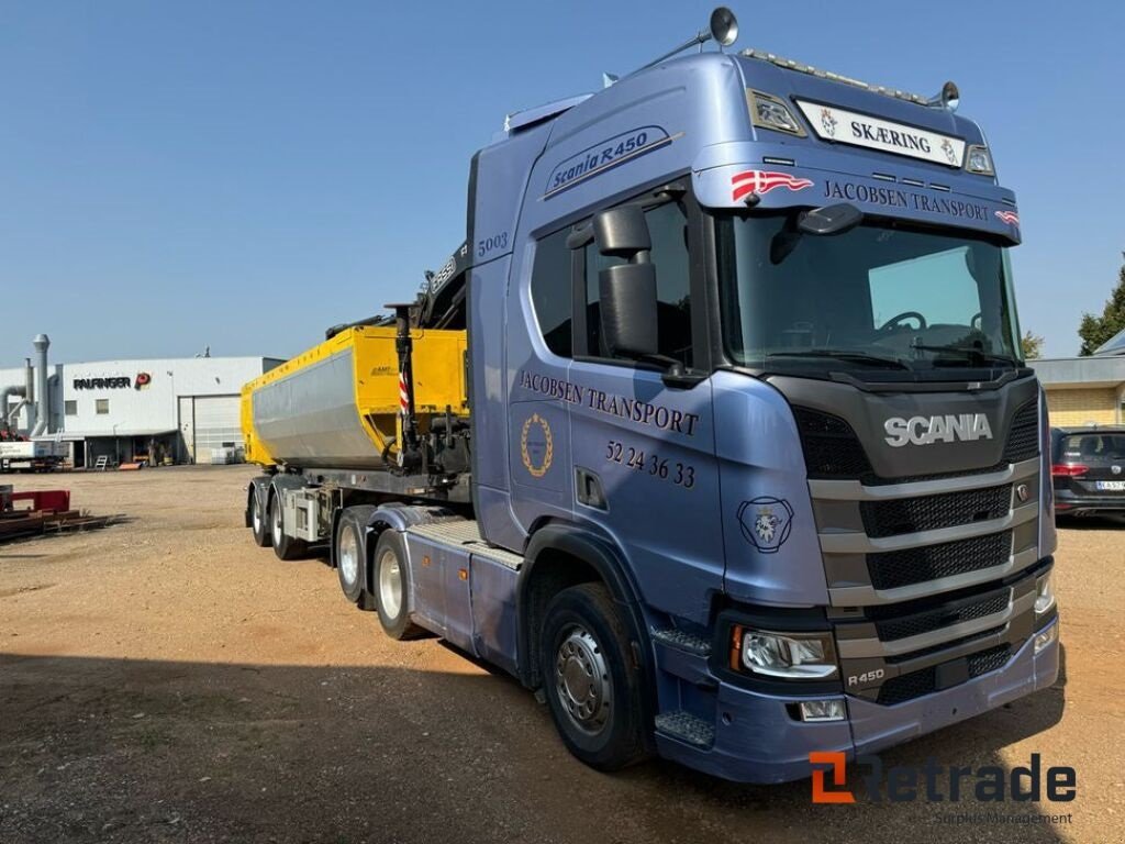 LKW des Typs Scania R450 Med citytrailer med kran, Gebrauchtmaschine in Rødovre (Bild 4)