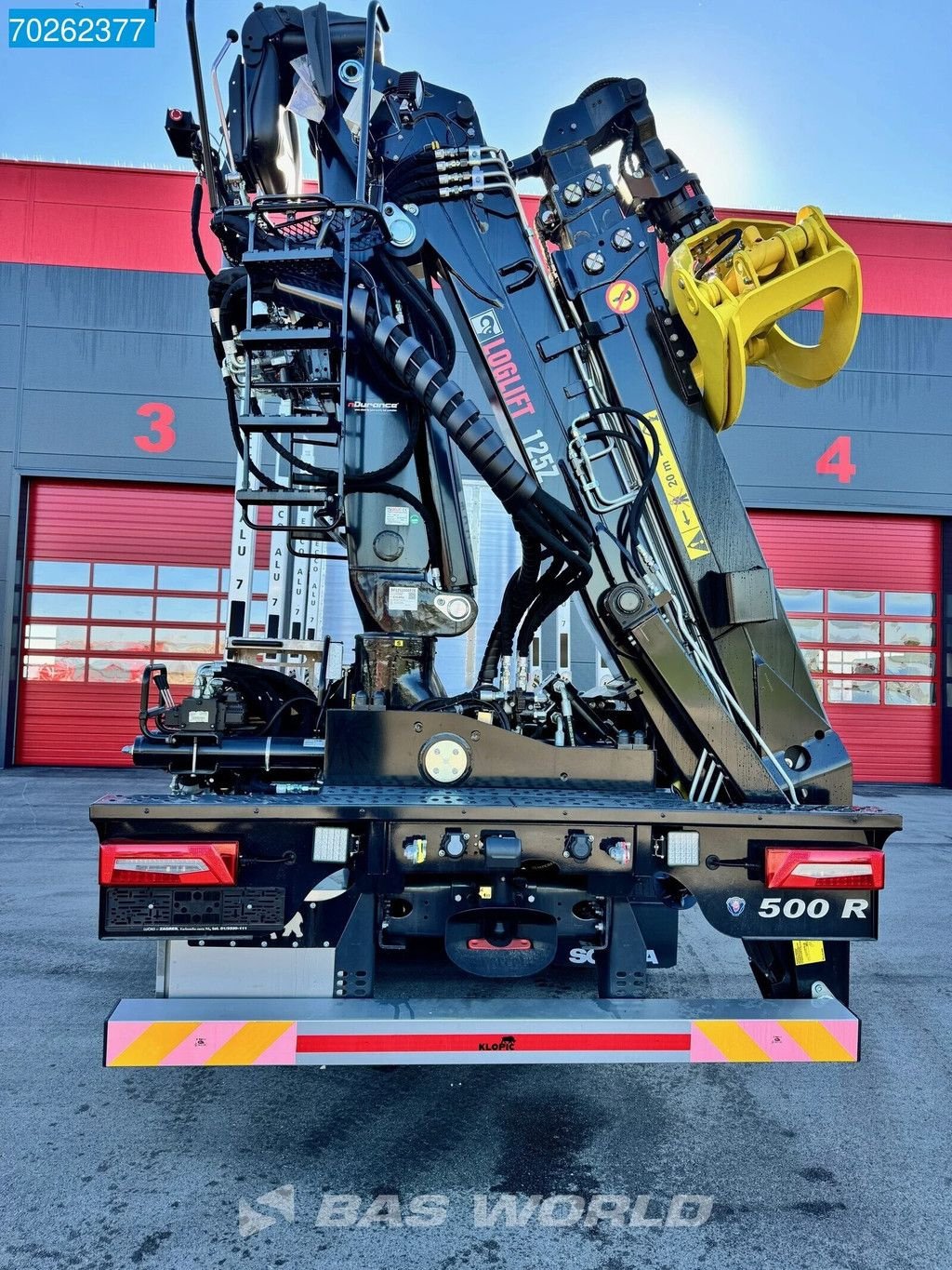 LKW of the type Scania R500 6X4 HIAB Loglift 125Z Retarder ECCO ALU 7, Neumaschine in Veghel (Picture 8)