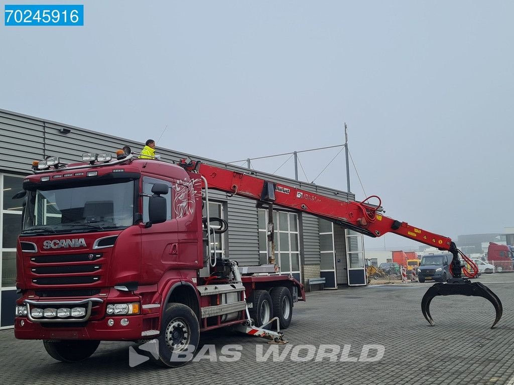 LKW типа Scania R580 6X4 Jonsered J28505 83 Crane Kran Steel-suspension Retarder, Gebrauchtmaschine в Veghel (Фотография 5)