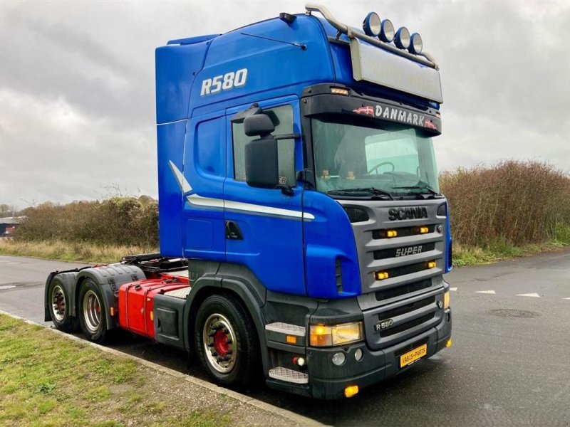 LKW tip Scania R580 V8 med Euro3 - fuld affjedret, Gebrauchtmaschine in Lintrup (Poză 1)