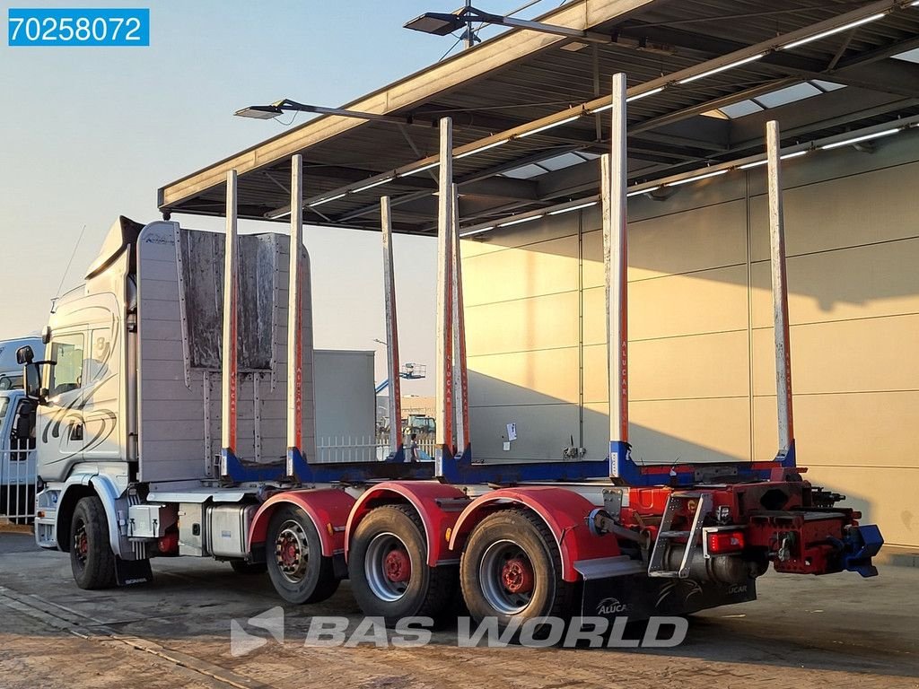 LKW du type Scania R730 8X4 Timber transporter 3-Pedals Lift+Lenkachse Big-Axle Eur, Gebrauchtmaschine en Veghel (Photo 2)