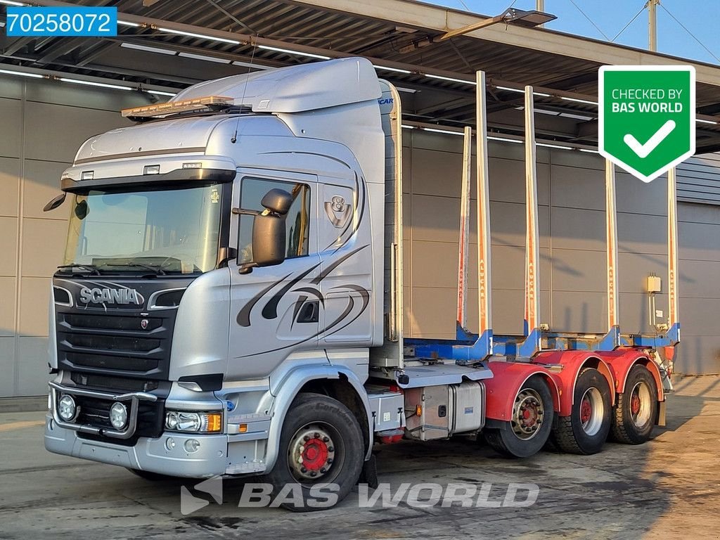 LKW del tipo Scania R730 8X4 Timber transporter 3-Pedals Lift+Lenkachse Big-Axle Eur, Gebrauchtmaschine en Veghel (Imagen 1)