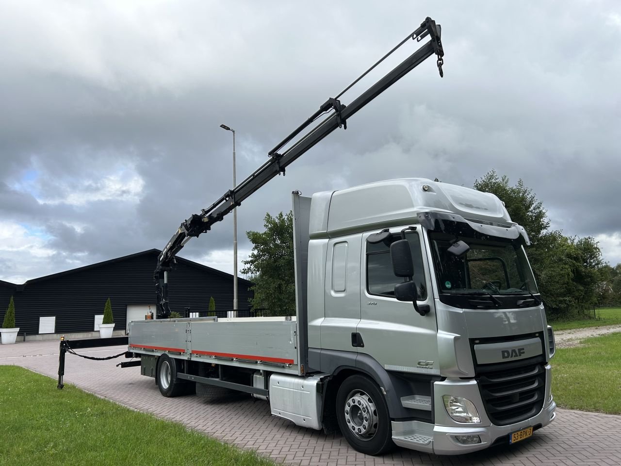 LKW Türe ait Sonstige DAF CF 370 FA met ATLAS laadkraan 126.3E euro 6, Gebrauchtmaschine içinde Putten (resim 2)