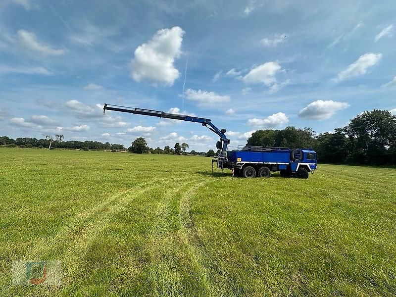 LKW del tipo Sonstige Lkw MAN KAT MIL GL 6x6 Pritsche Kran Palfinger PK11 Seilwinde THW, Gebrauchtmaschine In Fitzen (Immagine 4)