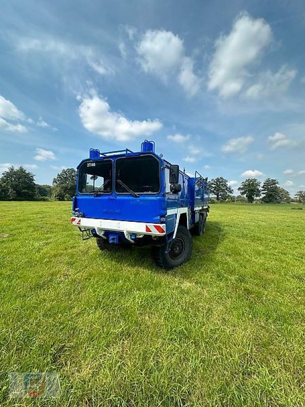 LKW of the type Sonstige Lkw MAN KAT MIL GL 6x6 Pritsche Kran Palfinger PK11 Seilwinde THW, Gebrauchtmaschine in Fitzen (Picture 13)