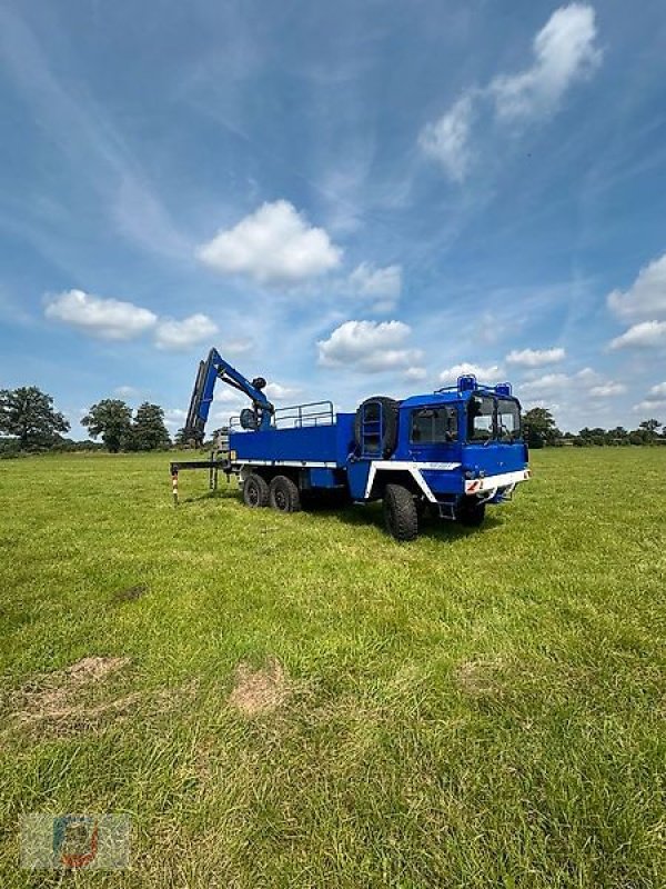 LKW typu Sonstige Lkw MAN KAT MIL GL 6x6 Pritsche Kran Palfinger PK11 Seilwinde THW, Gebrauchtmaschine w Fitzen (Zdjęcie 21)