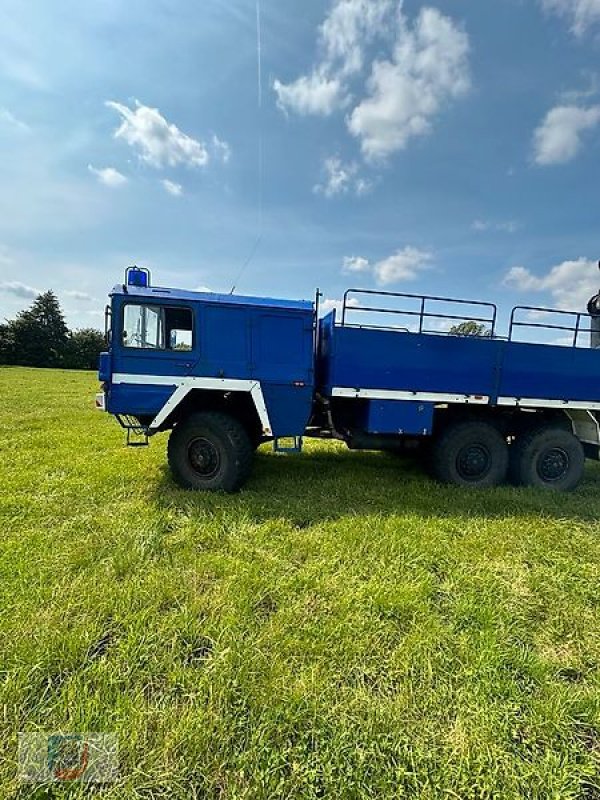 LKW van het type Sonstige Lkw MAN KAT MIL GL 6x6 Pritsche Kran Palfinger PK11 Seilwinde THW, Gebrauchtmaschine in Fitzen (Foto 5)