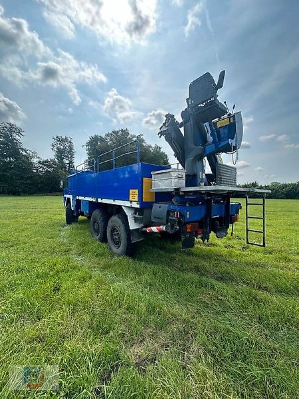 LKW of the type Sonstige Lkw MAN KAT MIL GL 6x6 Pritsche Kran Palfinger PK11 Seilwinde THW, Gebrauchtmaschine in Fitzen (Picture 19)