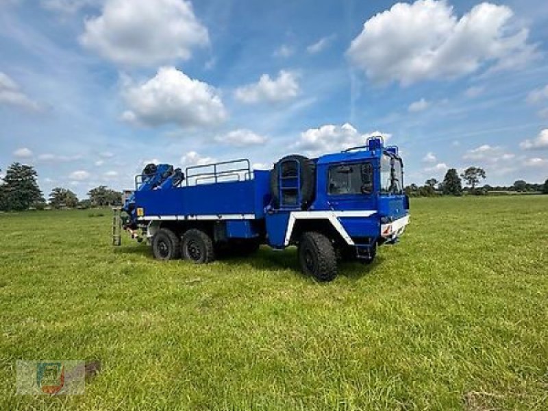 LKW des Typs Sonstige Lkw MAN KAT MIL GL 6x6 Pritsche Kran Palfinger PK11 Seilwinde THW, Gebrauchtmaschine in Fitzen (Bild 1)