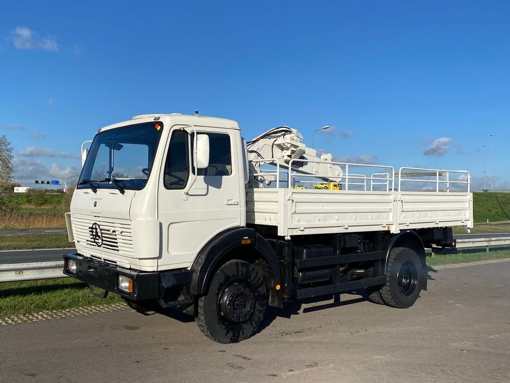 LKW του τύπου Sonstige Mercedes Benz 1017 4X4 ex army reconditioned white with crane, Gebrauchtmaschine σε Velddriel (Φωτογραφία 3)