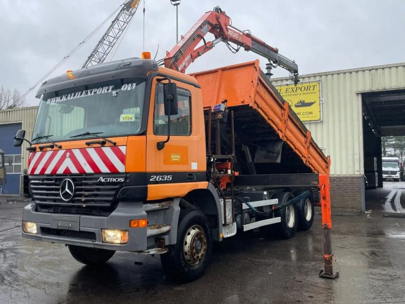 LKW of the type Sonstige Mercedes Benz Actros 2635 Kipper 6x4 V6 Atlas 140 Crane Full Steel Suspension, Gebrauchtmaschine in 'S-Hertogenbosch (Picture 1)