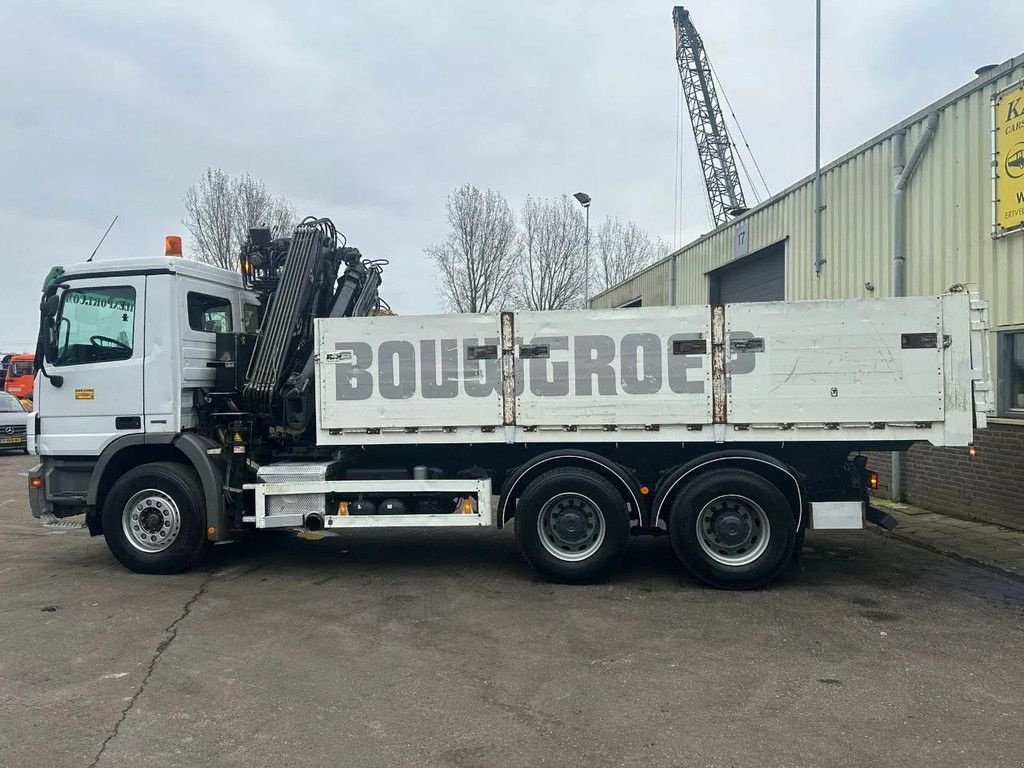 LKW Türe ait Sonstige Mercedes Benz Actros 2636 (2641) MP2 Kipper 6x4 V6 EPS Hiab Crane Full Steel S, Gebrauchtmaschine içinde 'S-Hertogenbosch (resim 7)