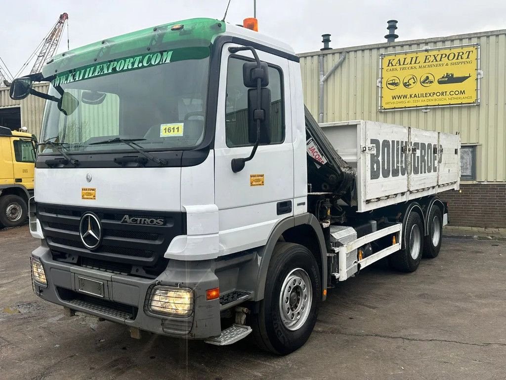 LKW Türe ait Sonstige Mercedes Benz Actros 2636 (2641) MP2 Kipper 6x4 V6 EPS Hiab Crane Full Steel S, Gebrauchtmaschine içinde 'S-Hertogenbosch (resim 3)