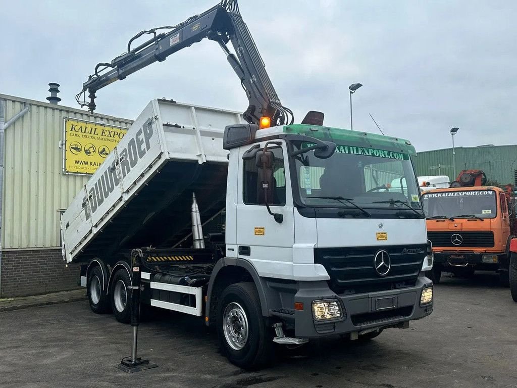 LKW del tipo Sonstige Mercedes Benz Actros 2636 (2641) MP2 Kipper 6x4 V6 EPS Hiab Crane Full Steel S, Gebrauchtmaschine In 'S-Hertogenbosch (Immagine 2)