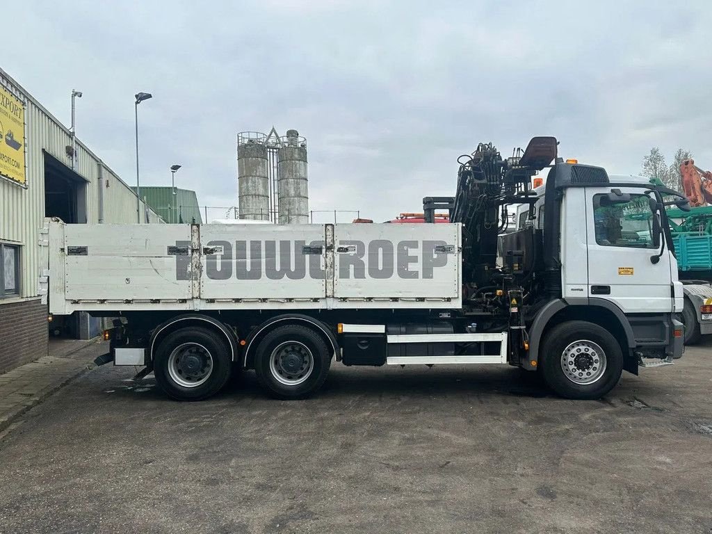 LKW Türe ait Sonstige Mercedes Benz Actros 2636 (2641) MP2 Kipper 6x4 V6 EPS Hiab Crane Full Steel S, Gebrauchtmaschine içinde 'S-Hertogenbosch (resim 9)