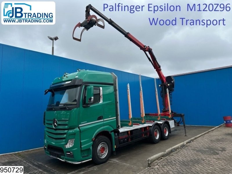 LKW des Typs Sonstige Mercedes Benz Actros 3363 6x4, Wood transport, Retarder, Palfinger Epsilon, Gebrauchtmaschine in Ede (Bild 1)