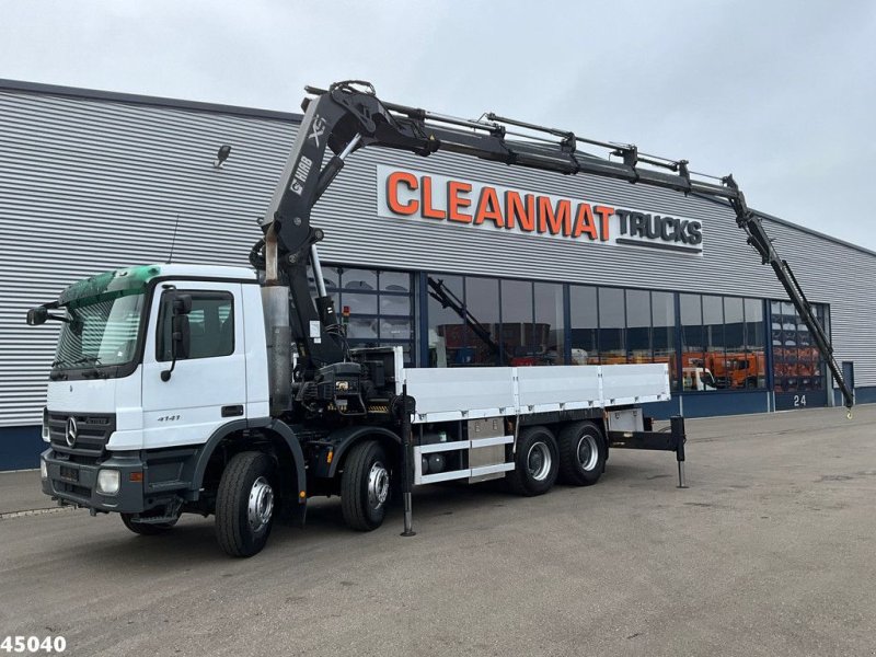 LKW des Typs Sonstige Mercedes Benz Actros 4141 8x4 manual Hiab 32 Tonmeter laadkraan + Fly-jib, Gebrauchtmaschine in ANDELST (Bild 1)