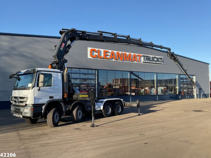 LKW tip Sonstige Mercedes Benz Actros 4151 V8 8x4 Hiab 70 ton/meter laadkraan + Fly-Jib!, Gebrauchtmaschine in ANDELST